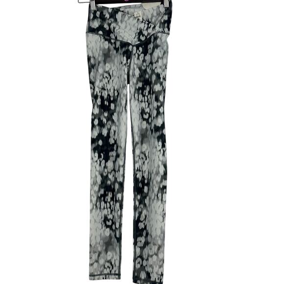 Aerie Offline 7/8 Leggings Size Small Black White Gray Hi-Rise Abstract Print - Picture 1 of 5